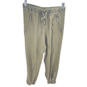 Dex Women's Pull-on Elastic Waistband Jogger Pants Size XS tencel EUC Green